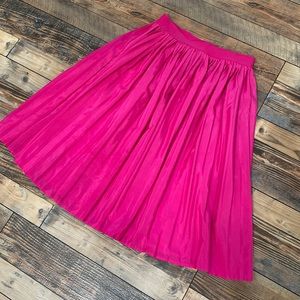 (2 for $12) Knee/midi length hot pink skirt